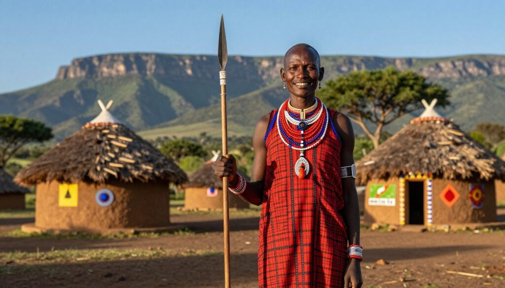 Massai Cultural Museum warrior guide