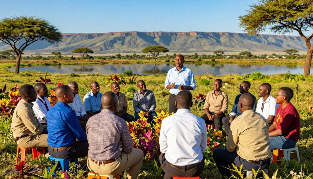 UMCTO training journey Lake Manyara